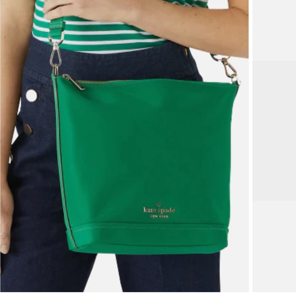 Kate Spade Chelsea Duffel Green Cross Body Bag